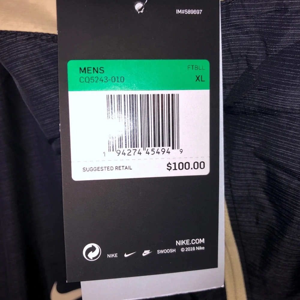 Wake Forest Demon Deacons Nike College Player Quarter-Zip Hoodie Jacket XL - Picture 5 of 10